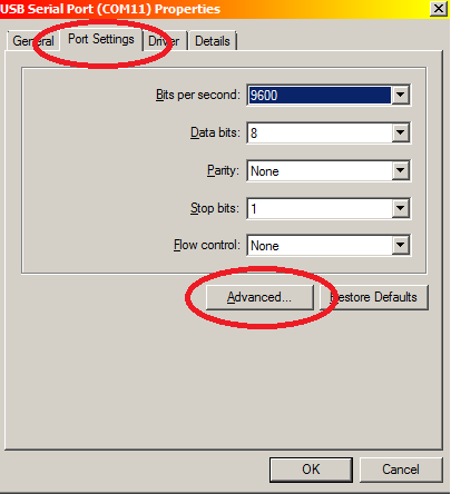 Port Properties